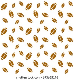 vector american football pattern. seamless pattern. Vector background 