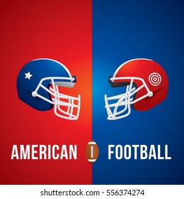 Vector of American football team.