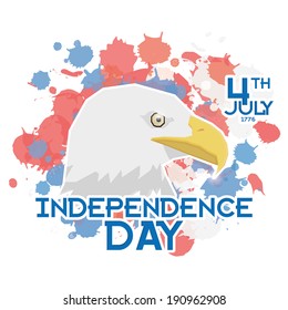 Vector American Independence Day Background Template Editable