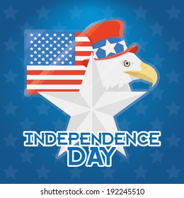 Vector American Independence Day Background Editable 