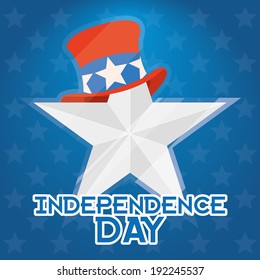 Vector American Independence Day Background Editable 
