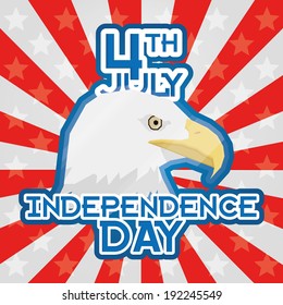 Vector American Independence Day Background Editable 