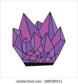 Arte de clip de cristal de vectores.