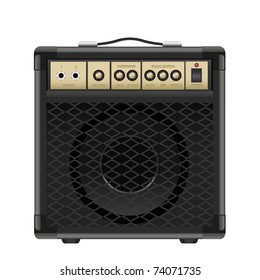 vector amplifier isolated on a white background