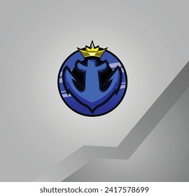 Vector anchor element illustration design