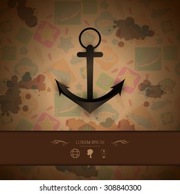 vector anchor icon