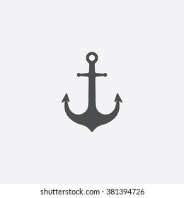 Vector anchor Icon.