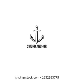 Vector anchor Marine symbol or icon logo design