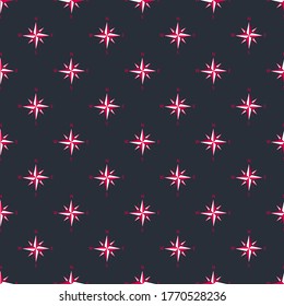 Vector anchor seamless pattern marine fabric design.
