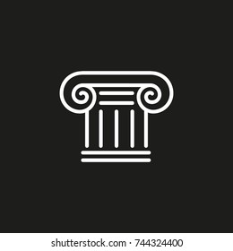 vector ancient capital logo
