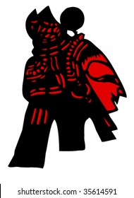 Vector Ancient Character from Beijing Opera--04.