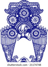 Vector of Ancient Character from Peking Opera