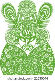 Vector of Ancient Character from Peking Opera