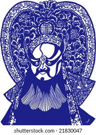 Vector of Ancient Character from Peking Opera