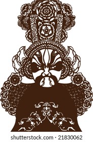 Vector of Ancient Character from Peking Opera