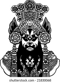 Vector of Ancient Character from Peking Opera