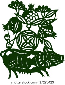 Vector of Ancient Chinese Artistic Pattern