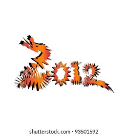 vector of ancient chinese traditional dragon pattern
