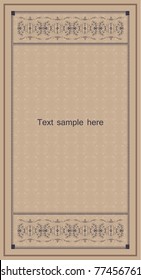 vector ancient luxury greeting card