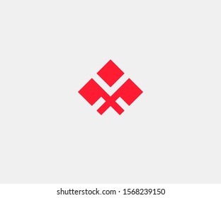 Vector ancient Slavic pagan symbol chur, god of border guard. Logo for the company. Icon for the site. Ancient style. Chur: god of borders.