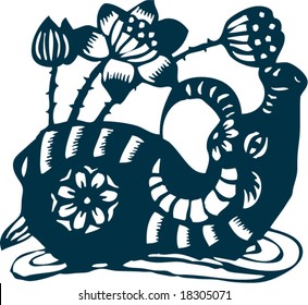 Vector of Ancient Traditional Chinese Artistic Pattern