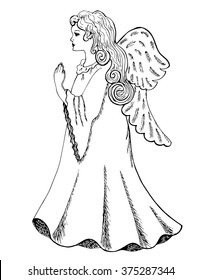 Vector of an angel