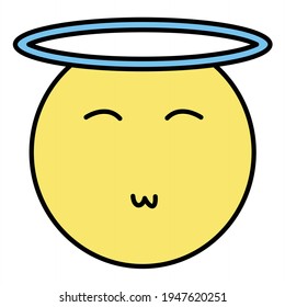 Vector Angel Outline Icon Design
