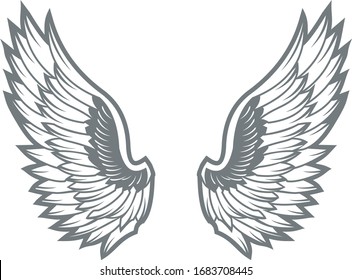 ベクター 天使の羽 のイラスト素材 画像 ベクター画像 Shutterstock
