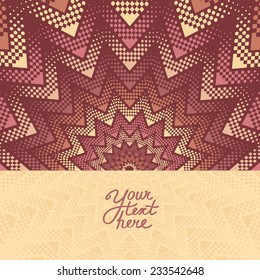 vector angle graphic card. It can be used for card, postcard, cover, invitation, banner