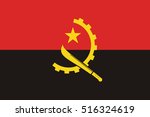 Vector Angola flag, Angola flag illustration, Angola flag picture, Angola flag image