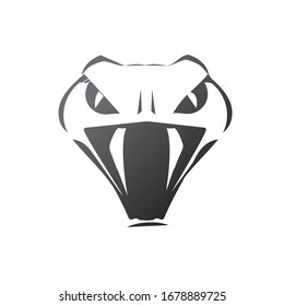 Vektorillustration Angry Sneak Head, Logotype Symbol. Moderne, digitale Grafiken.