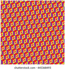 Vector angular colorful blocks pattern background