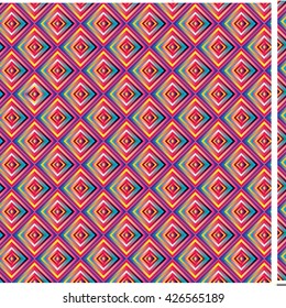 Vector angular colorful pattern