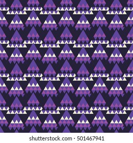 Vector angular colorful pattern. Abstract Triangle pattern. Ethnic collection, aztec stile, tribal art, can be used for wallpaper, cover fills, web page background, surface textures.
