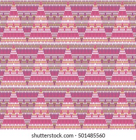 Vector angular colorful pattern. Abstract Triangle pattern. Ethnic collection, aztec stile, tribal art, can be used for wallpaper, cover fills, web page background, surface textures.