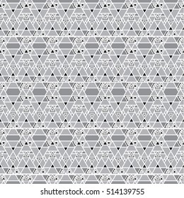 Vector angular colorful pattern. Abstract Triangle pattern. Ethnic collection, aztec stile, tribal art, can be used for wallpaper, cover fills, web page background, surface textures.