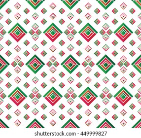 Vector angular colorful pattern. Ethnic collection, aztec stile, tribal art, can be used for wallpaper, cover fills, web page background, surface textures.