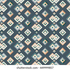 Vector angular colorful pattern. Ethnic collection, aztec stile, tribal art, can be used for wallpaper, cover fills, web page background, surface textures.