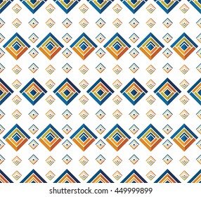 Vector angular colorful pattern. Ethnic collection, aztec stile, tribal art, can be used for wallpaper, cover fills, web page background, surface textures.
