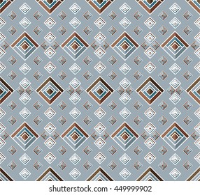 Vector angular colorful pattern. Ethnic collection, aztec stile, tribal art, can be used for wallpaper, cover fills, web page background, surface textures.