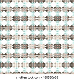 Vector angular colorful pattern. Ethnic collection, aztec stile, tribal art, can be used for wallpaper, cover fills, web page background, surface textures.