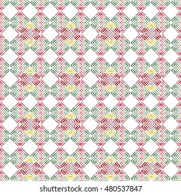 Vector angular colorful pattern. Ethnic collection, aztec stile, tribal art, can be used for wallpaper, cover fills, web page background, surface textures.
