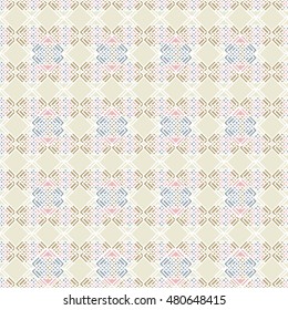 Vector angular colorful pattern. Ethnic collection, aztec stile, tribal art, can be used for wallpaper, cover fills, web page background, surface textures.