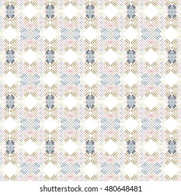 Vector angular colorful pattern. Ethnic collection, aztec stile, tribal art, can be used for wallpaper, cover fills, web page background, surface textures.