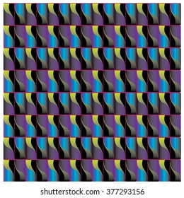 vector angular curve colorful pattern
