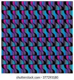 vector angular curve colorful pattern