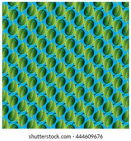 Vector angular leaves background and pattern design and illustration