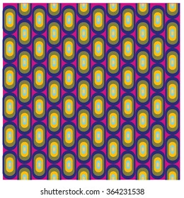 vector angular oval dan circle background pattern