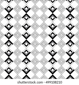 Vector angular pattern. Ethnic collection, aztec stile, tribal art, can be used for wallpaper, cover fills, web page background, surface textures.