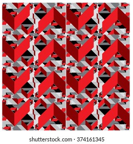 vector angular shape colorful pattern background